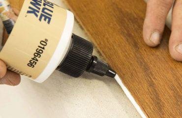 Parquet wood flooring floating installation