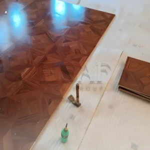 Natural parquetry wood flooring by SAF Wood